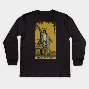 The Magician Tarot Card Kids Long Sleeve T-Shirt